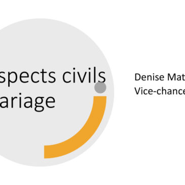 Webinaire sur les aspects civils du mariage